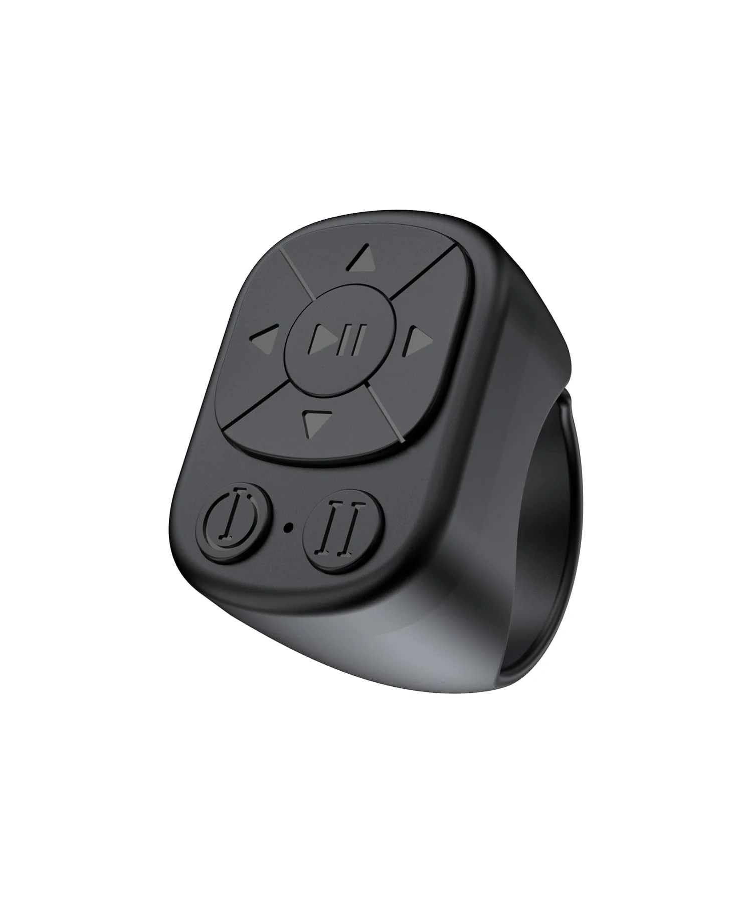 TikTok Scrolling Ring - Remote Control for TikTok, Bluetooth Page Turner Ring Scroller for iPhone iPad, Camera Shutter Short Video and Music Remote Controller, iOS Android Phone Compatible Black