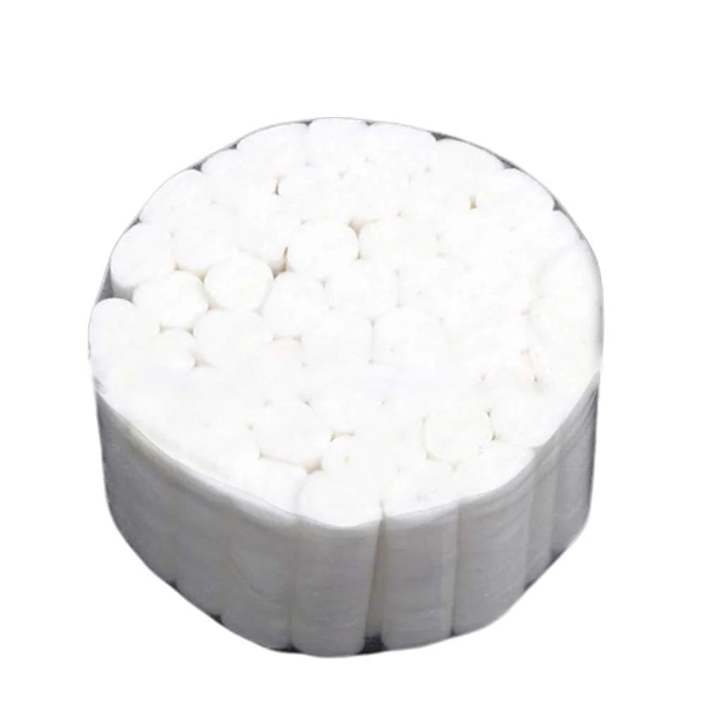 TingHaoO 50 White Tooth Cotton Rolls Highly Absorbent Non-Sterile Dentists