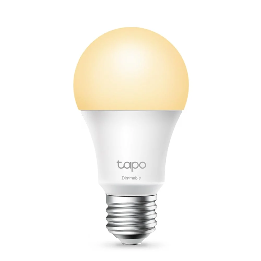 TP-Link Tapo L510E Smart WiFi Bulb E27, Dimmable, 8.7 W, No Hub Required, Compatible With Alexa, Google Assistant, Sequences and Schedules, Away Mode, Tapo App, Energy Saving Warm light