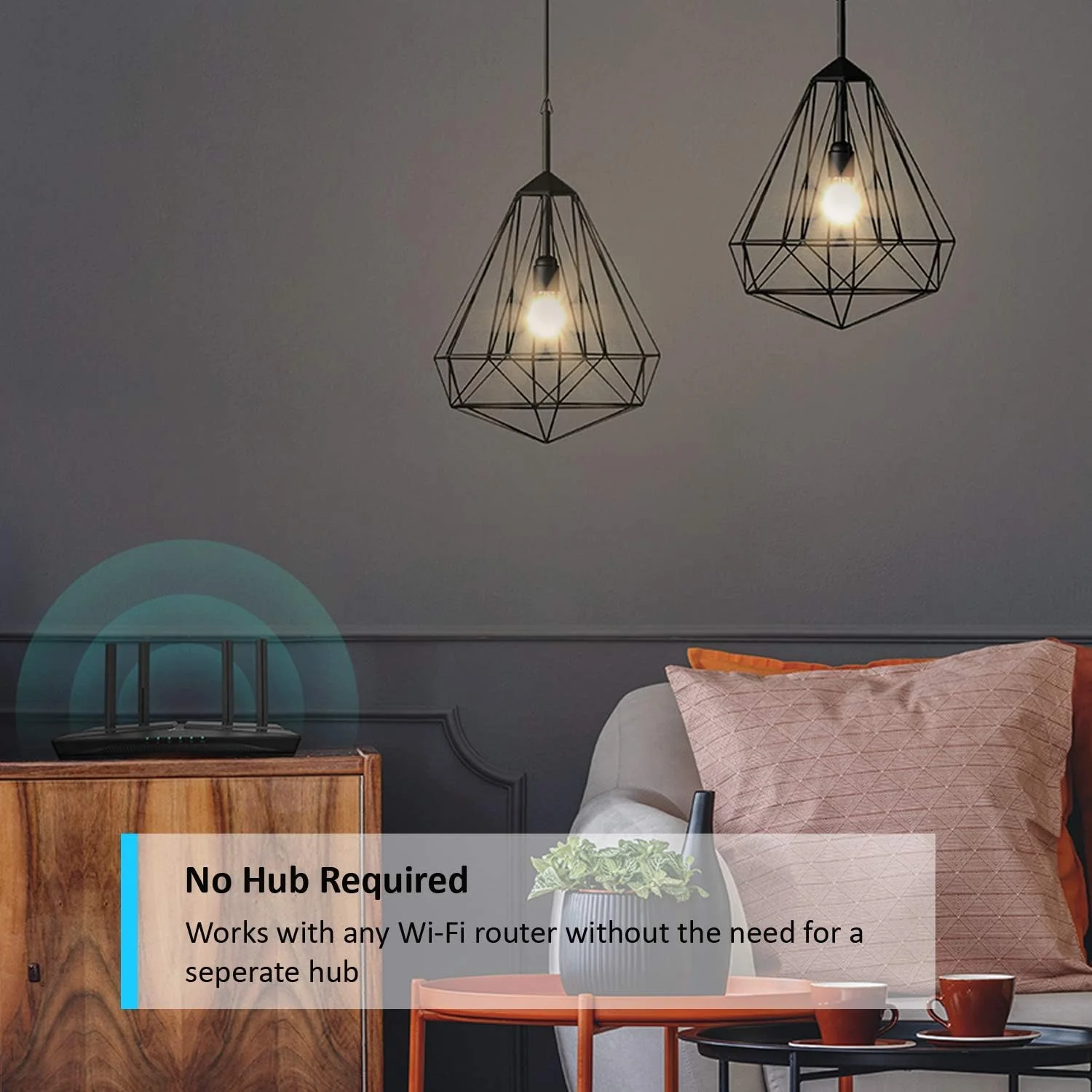 TP-Link Tapo L510E Smart WiFi Bulb E27, Dimmable, 8.7 W, No Hub Required, Compatible With Alexa, Google Assistant, Sequences and Schedules, Away Mode, Tapo App, Energy Saving Warm light - Image 3