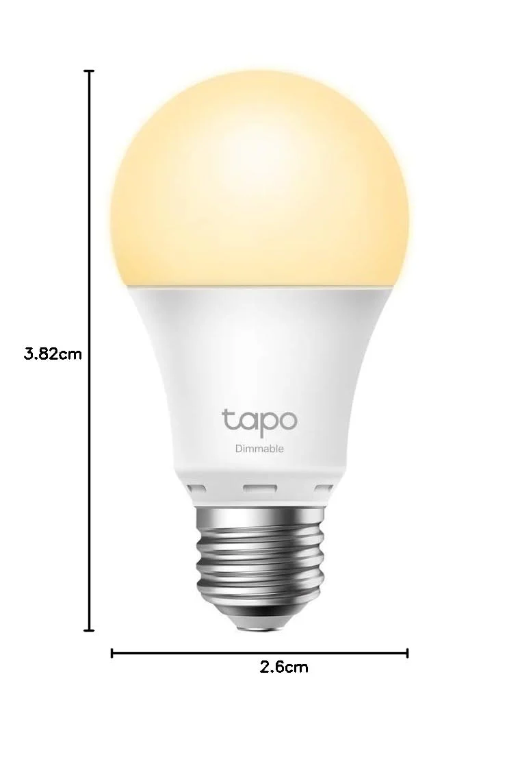 TP-Link Tapo L510E Smart WiFi Bulb E27, Dimmable, 8.7 W, No Hub Required, Compatible With Alexa, Google Assistant, Sequences and Schedules, Away Mode, Tapo App, Energy Saving Warm light - Image 9
