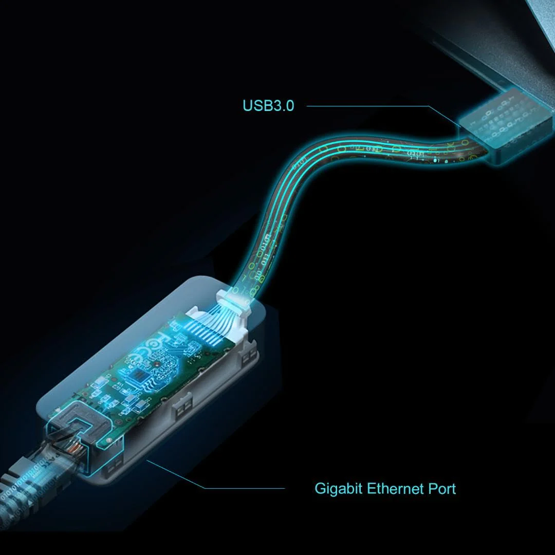 TP-Link USB to Ethernet Adapter (UE306), Supports Nintendo Switch, Foldable USB 3.0 to Gigabit Ethernet LAN Network Adapter, Supports Windows, Linux, Apple MacBook OS 10.11 - 12(Driver Required) USB 3.0 (Switch Compatible) - Image 4