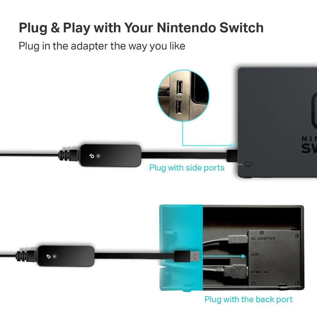 TP-Link USB to Ethernet Adapter (UE306), Supports Nintendo Switch, Foldable USB 3.0 to Gigabit Ethernet LAN Network Adapter, Supports Windows, Linux, Apple MacBook OS 10.11 - 12(Driver Required) USB 3.0 (Switch Compatible) - Image 5