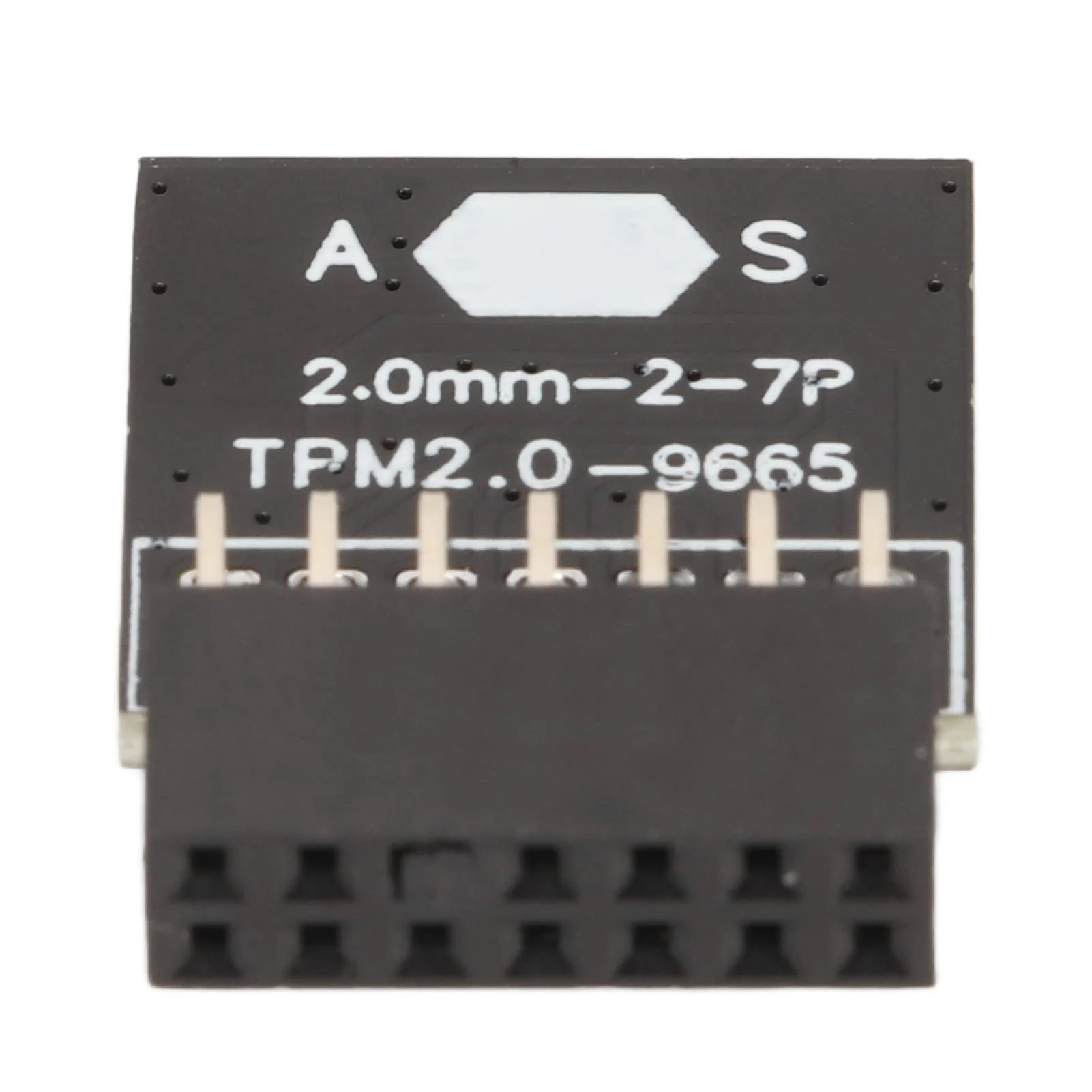 TPM 2.0 Module for ASUS for Win11 LPC 14-Pin TPM 2.0 Encrypted Board TPM 2.0 Module Chip 2.0mm Spacing 2x7P TPM 2.0 PCB Board for Computer Motherboard