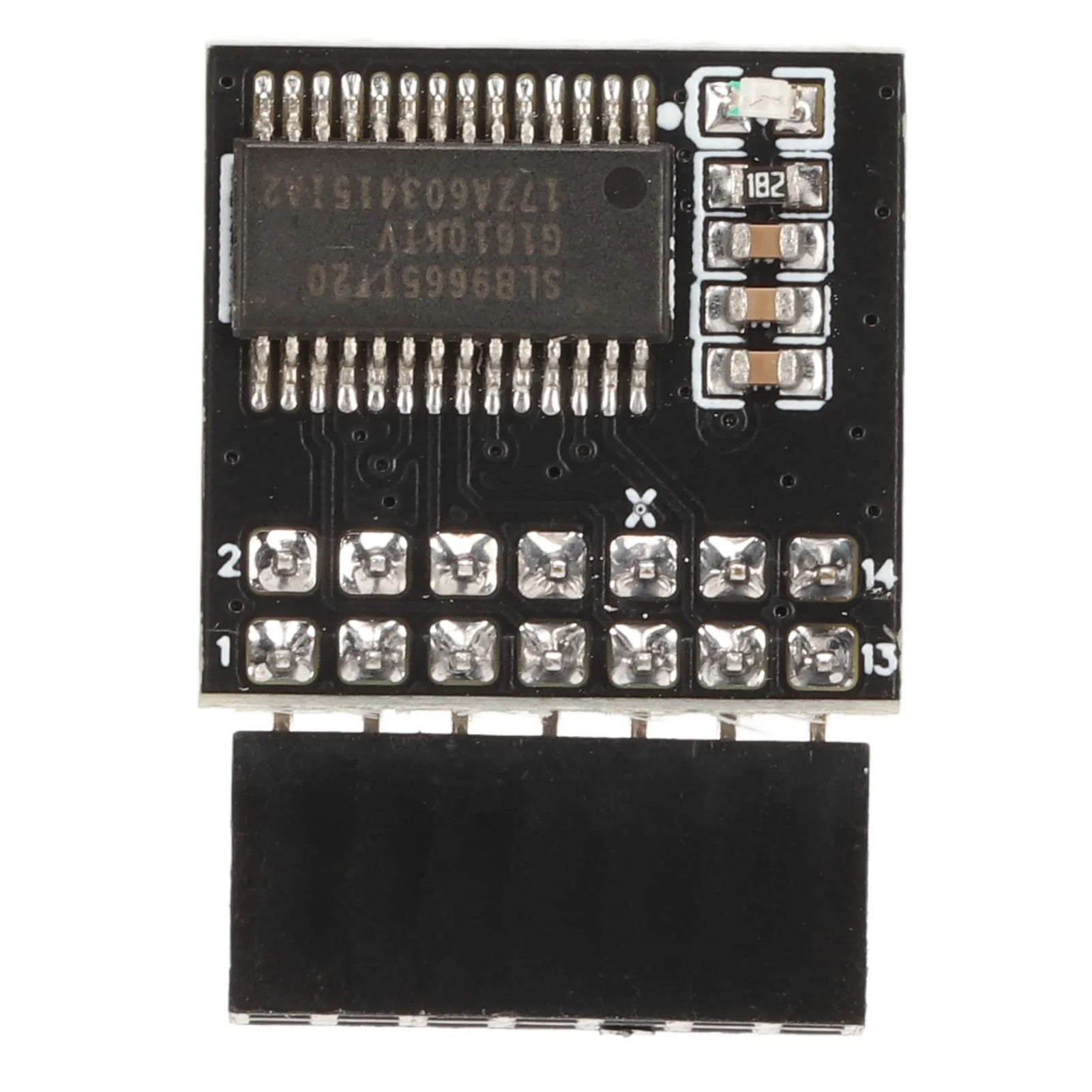 TPM 2.0 Module for ASUS for Win11 LPC 14-Pin TPM 2.0 Encrypted Board TPM 2.0 Module Chip 2.0mm Spacing 2x7P TPM 2.0 PCB Board for Computer Motherboard - Image 7