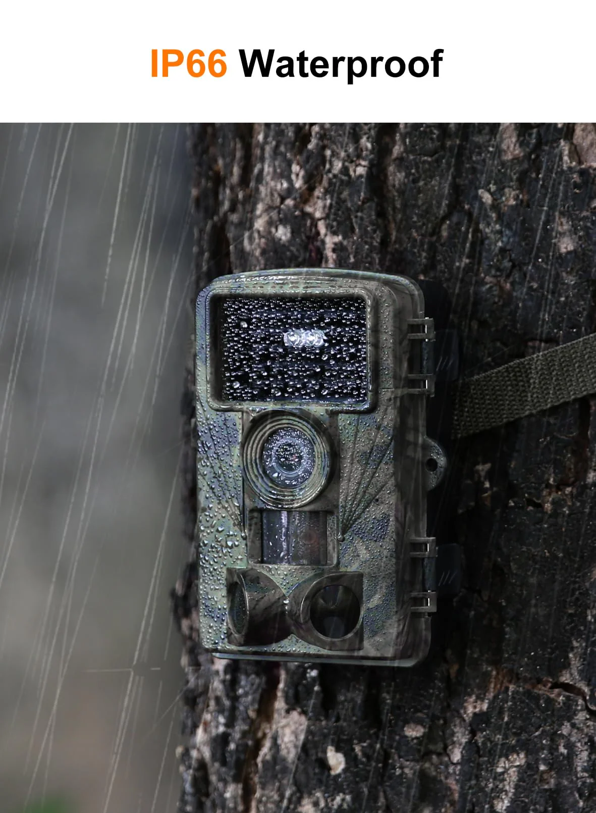 Trail Camera - 4K 48MP Game Camera with Night Vision, 0.05s Trigger Motion Activated Hunting Camera, IP66 Waterproof, 130 Wide-Angle with 46pcs No Glow Infrared Leds for Outdoor Wildlife Green - Image 5