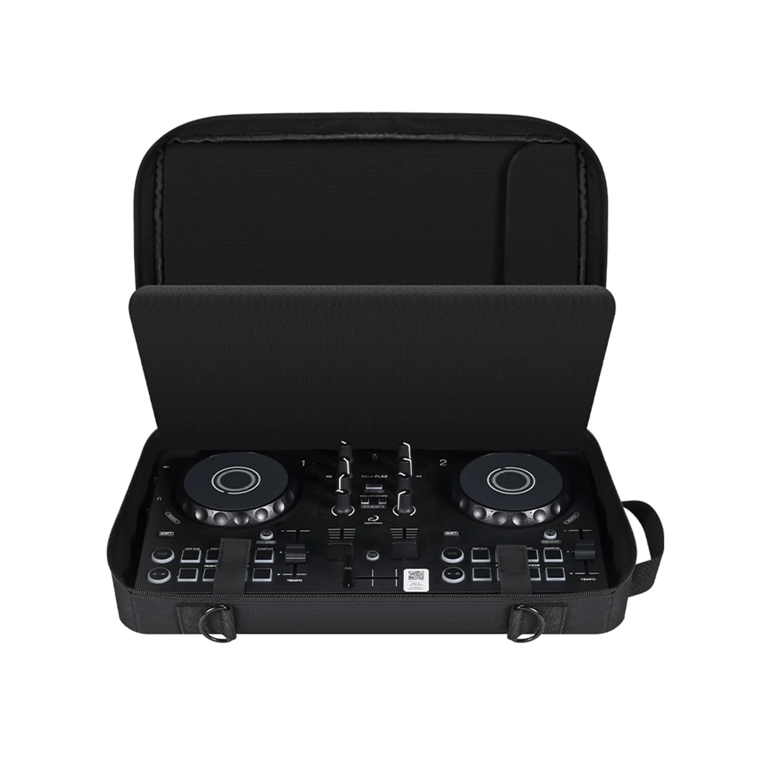 Travel Case for AlphaTheta DDJ-FLX2,Portable Carry Cover Shoulder Bag Backpack for Hercules DJControl Inpulse 200 MK2/Inpulse 200,for Pioneer DDJ-200/WeGO4-K/FLX2 DJ Controller Accessories Black