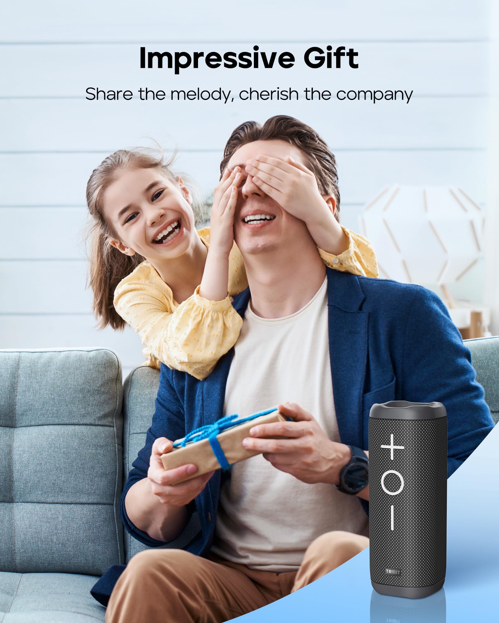Tribit StormBox 2 Bluetooth Speaker with 34W 360° Surround Sound, XBass Tech, 24H Playtime, IPX7 Waterproof, Bluetooth 5.3, TWS Pairing Portable Wireless Speaker for Outdoor - Image 9