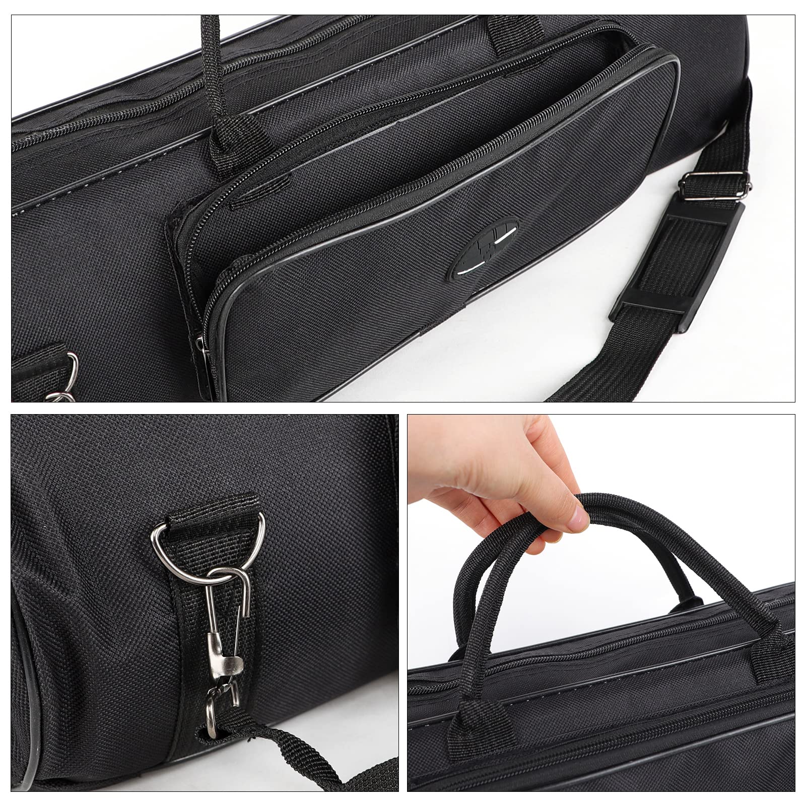 Trumpet Case Trumpet Carrying Bag Trumpet Backpack Waterproof Thick Padded Trumpet Gig Bag Adjustable Shoulder Straps Musical Instrument Case Bag Portable Trumpet Holder Musical Bag Trumpet Accessory - Image 5