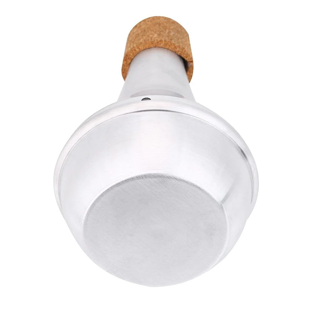 Trumpet Mute Practice Aluminum Alloy & Cork Brasses Musical Instrument Lightweight Parts Cordrope Wind Instrument Accessories - Image 7