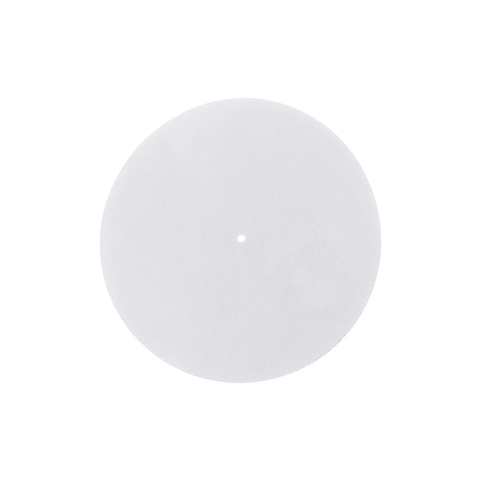 Turntable Slipmat Wool Mat, 7 Inch Turntable Mat Anti-Static for Vinyl Record?Record Player Accessories Professional Tuning Equipment Improve Sound (white) white