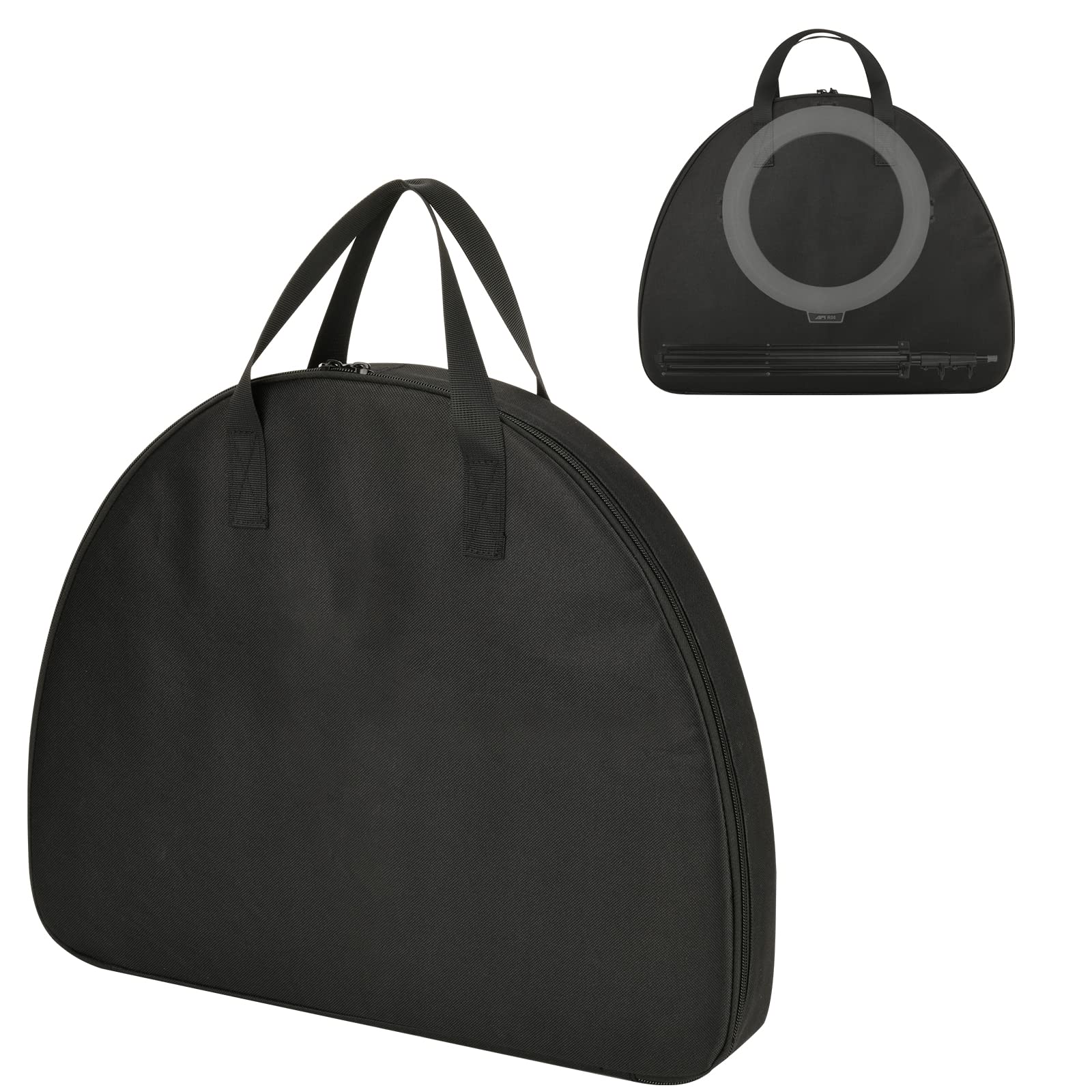 TXEsign Ring Light Bag Carrying Case for 10" Selfie Ring Light and Tripod Stand Protective Case Selfie Ring Light Storage Bag for YouTube, TikTok, Self Portrait Shooting