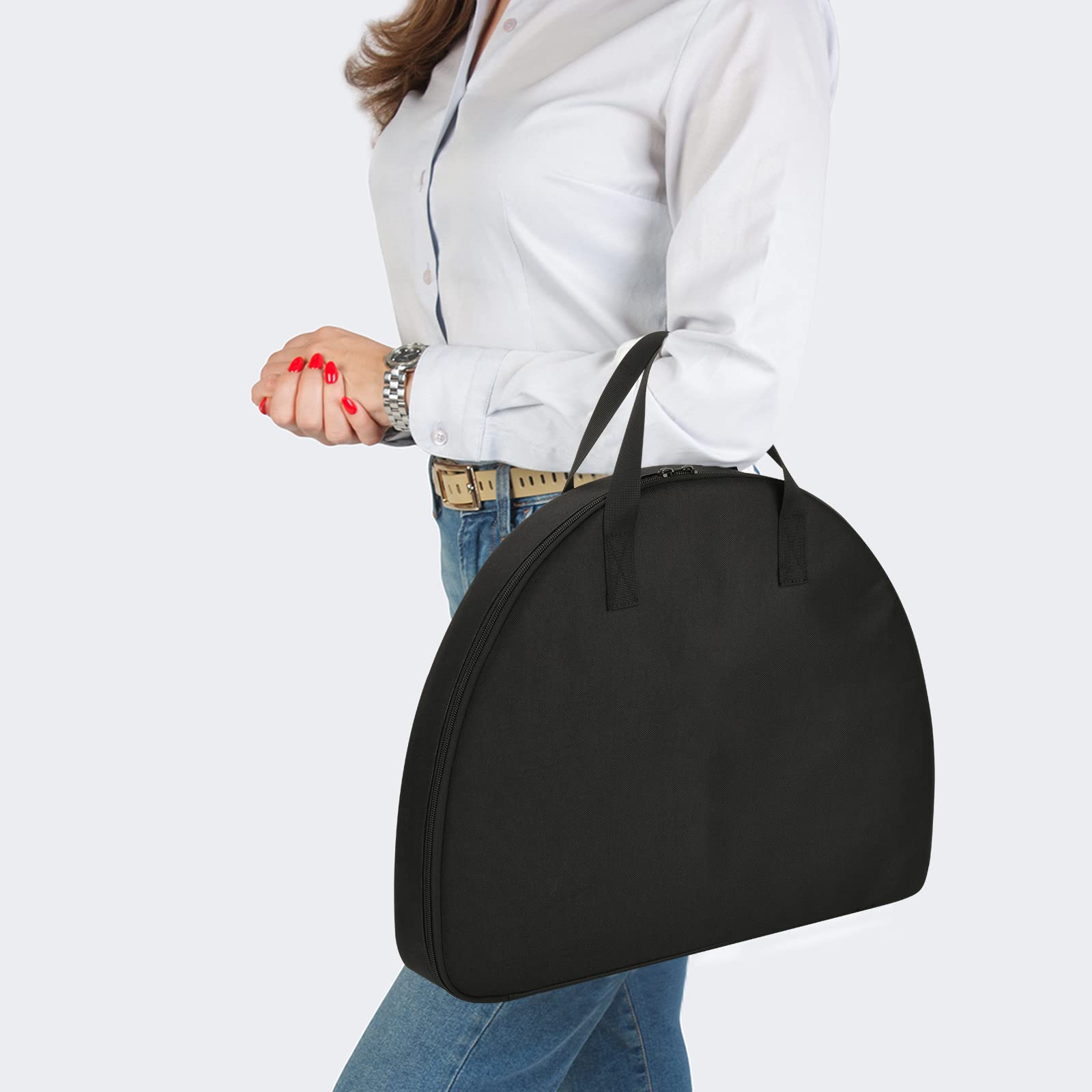 TXEsign Ring Light Bag Carrying Case for 10" Selfie Ring Light and Tripod Stand Protective Case Selfie Ring Light Storage Bag for YouTube, TikTok, Self Portrait Shooting - Image 6