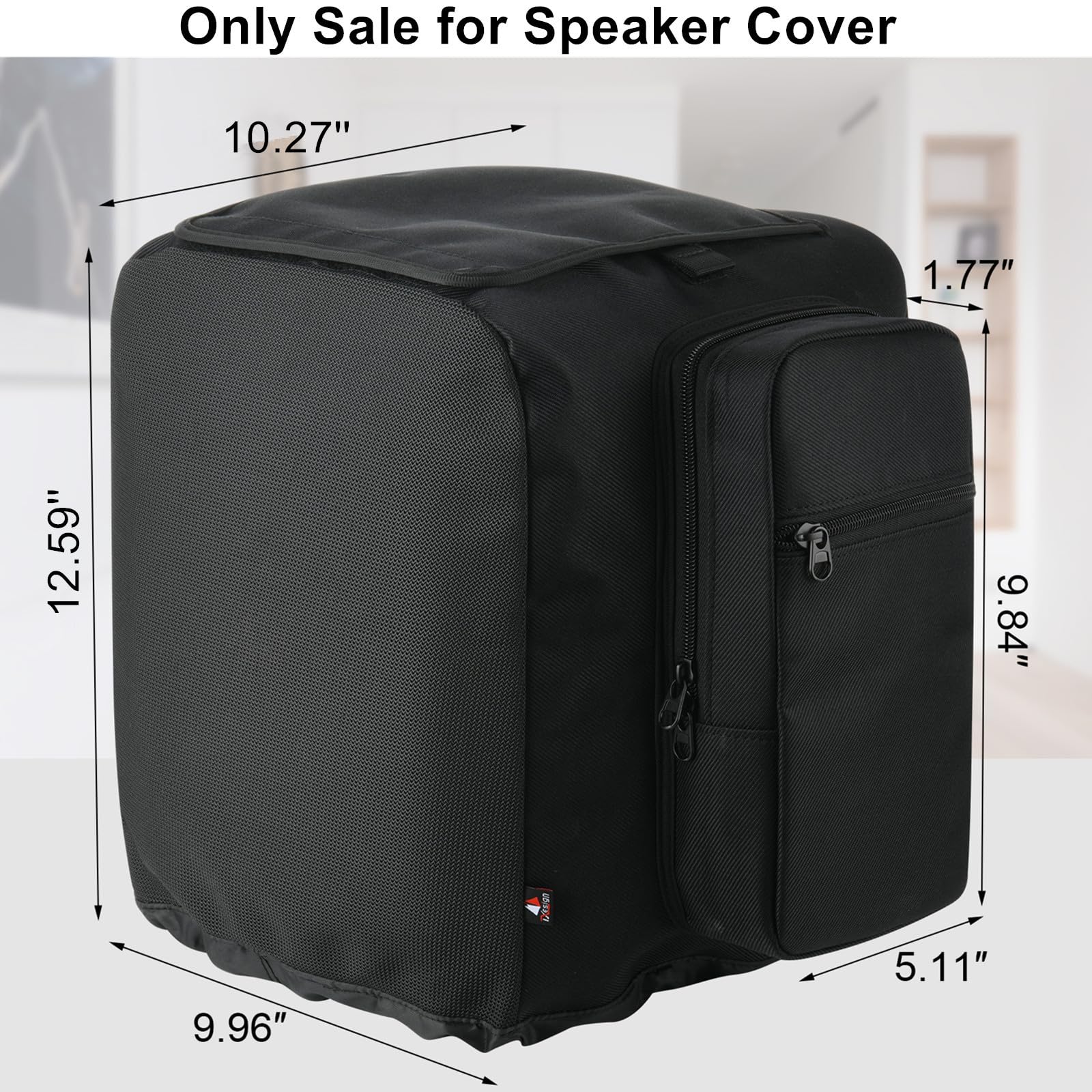 TXEsign Speaker Cover Protective Speaker Case for JBL PartyBox Encore Essential Portable Party Speaker Replacement Cover Speaker Slip Cover with Side Microphone Storage Bag Accessories Bag - Image 2