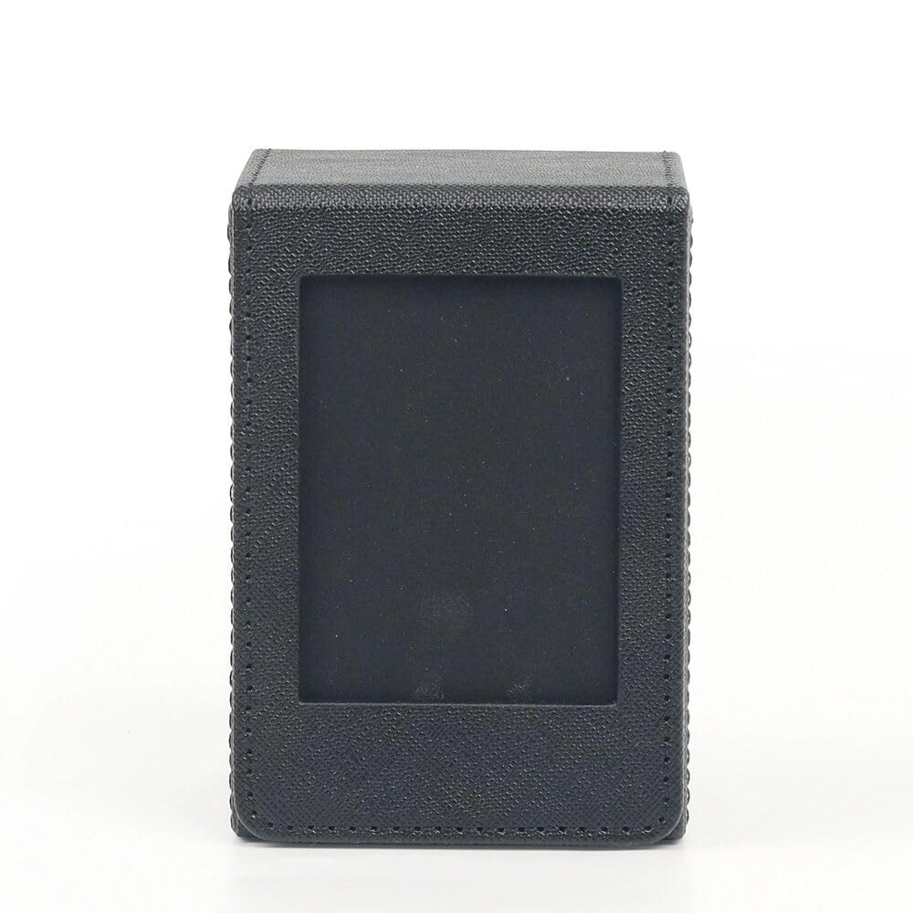 TYUANDOUER Mini 2x3 Film Picture Holder Storage Case Frame for Fujifilm Instax Mini 12/11/9/8/7+/7s/40/EVO/Mini Link, PU Leather Polaroid Photo Storage Box for Fujifilm Instax Mini Film - Black - Image 8