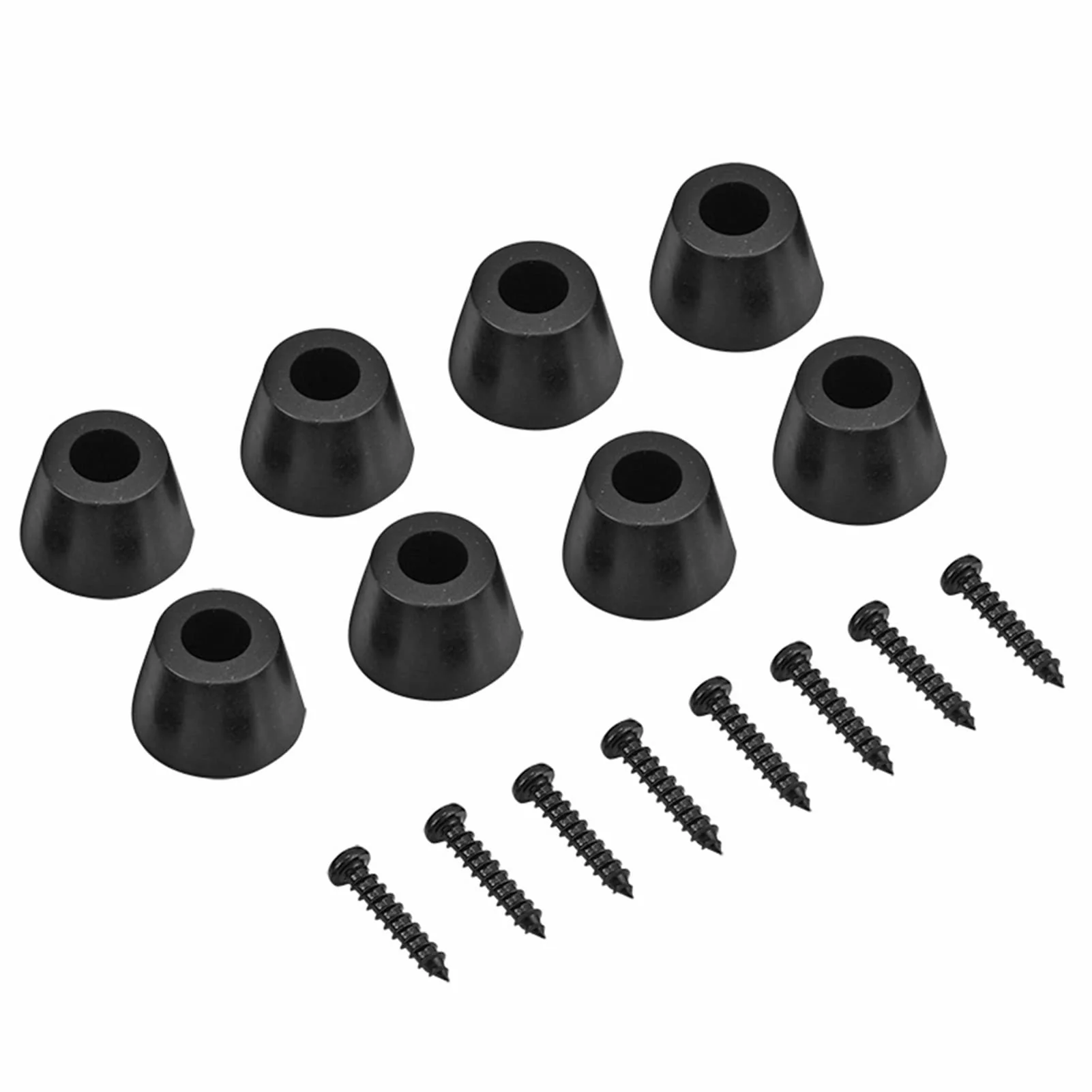 Ubber Bumpers,Rubber Feet,o Feet Isolation,Speaker Rubber Foot,Amp Feet 4 Pairs 30X20Mm Rubber Feet Anti Vibration Base Pad Stand for Speaker Guitar Amplifier W Screws - Image 2