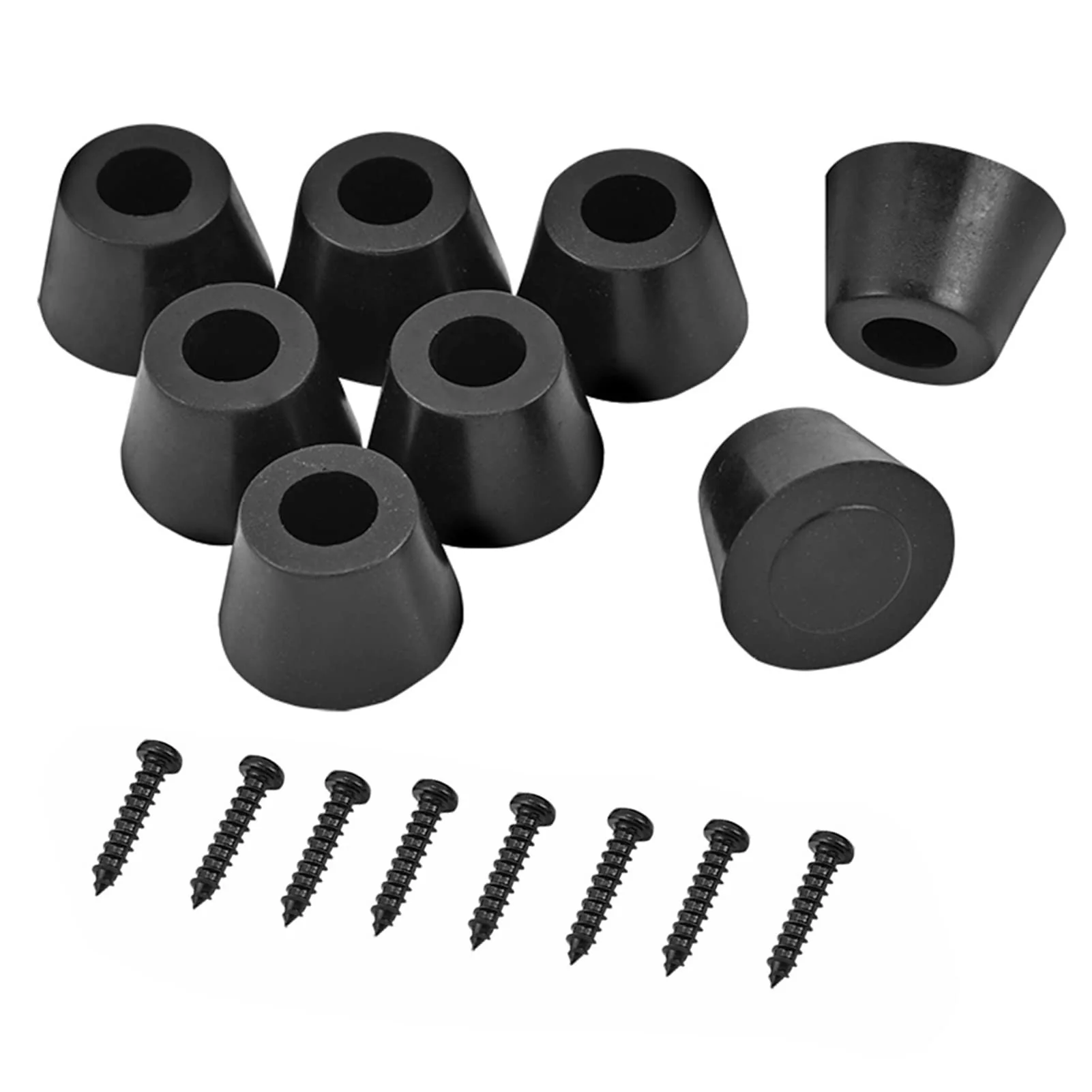 Ubber Bumpers,Rubber Feet,o Feet Isolation,Speaker Rubber Foot,Amp Feet 4 Pairs 30X20Mm Rubber Feet Anti Vibration Base Pad Stand for Speaker Guitar Amplifier W Screws - Image 3