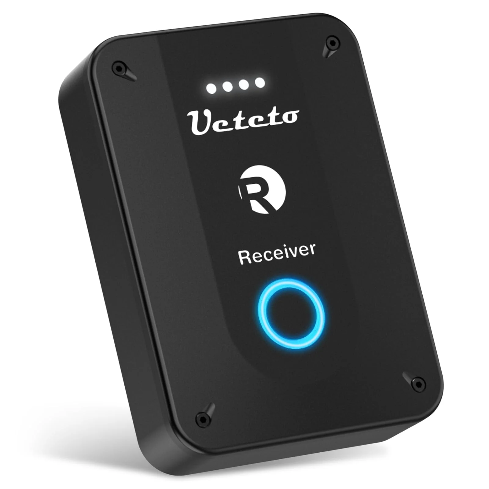 Ueteto Wireless in Ear Monitor System 2.4G Stereo IEM System with Transmitter Beltpack Receiver Automatic Pairing, for Studio, Band Rehearsal, Live Performance Receiver Only-NEW