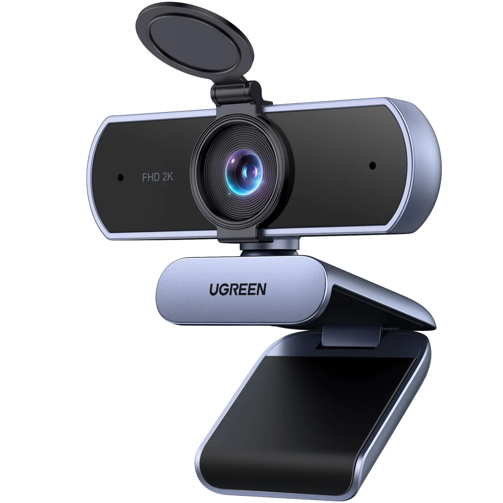 UGREEN 2K Webcam, Webcam for PC Ultra HD 1080P Computer Camera with Microphone, PC Camera with Privacy Cover, USB Web Camera for Streaming, Conferencing, Video Calling, Zoom, Skype, Teams, Facetime