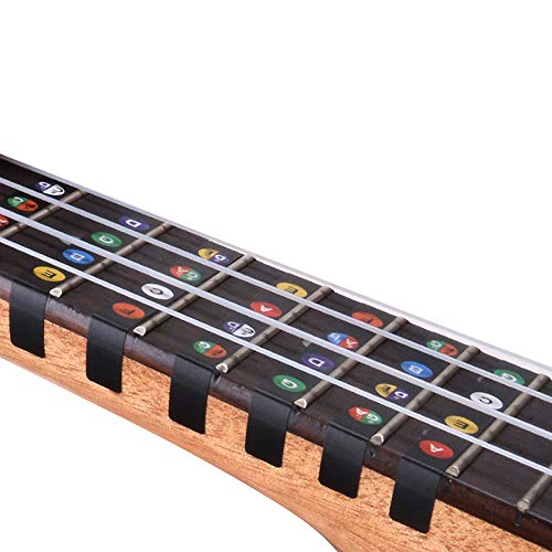 Ukulele Fretboard Stickers Chord Fret Stickers Note Sticker for Soprano, Concert & Tenor Ukulele Finger Guide for Ukulele Beginner 2PC - Image 4