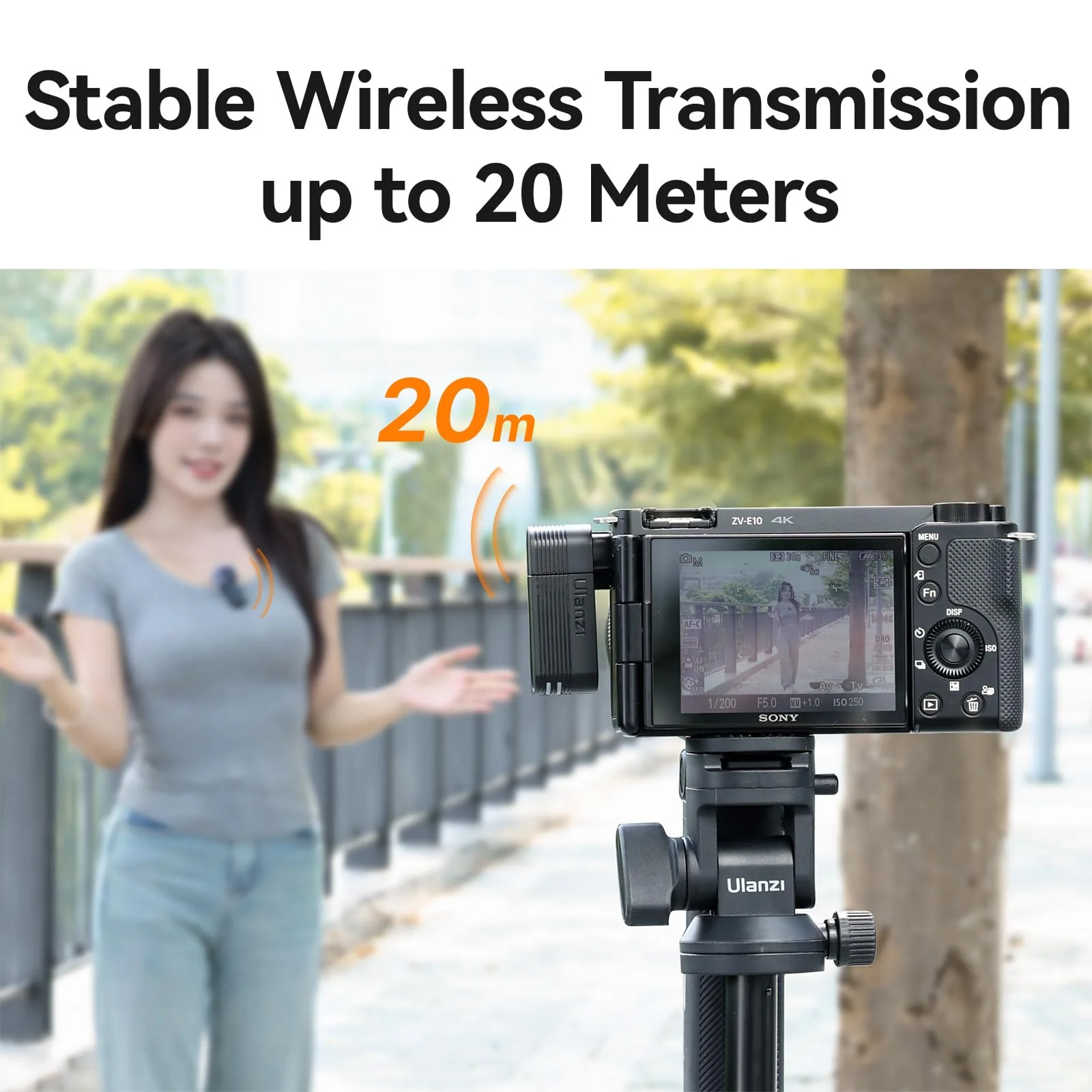 ULANZI A100 Wireless Lavalier Microphone Lapel Mic for Camera and Phone w USB C/3.5mm/Plug, 32KHz 16Bit, Noise Cancellation, 13.5-Hour Battery, Clip on Microphone for Video Podcast Vlog YouTube - Image 7