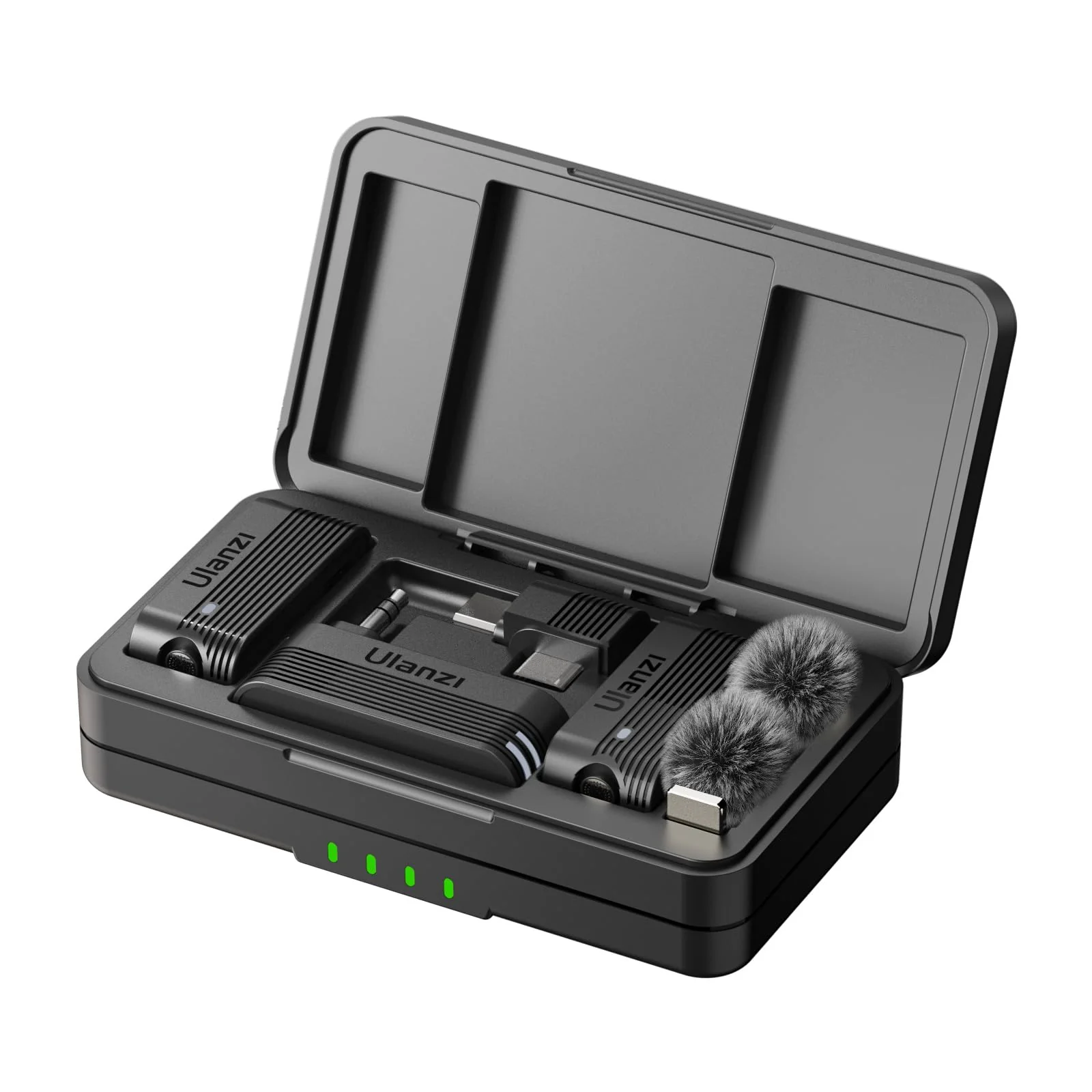 ULANZI A100 Wireless Lavalier Microphone Lapel Mic for Camera and Phone w USB C/3.5mm/Plug, 32KHz 16Bit, Noise Cancellation, 13.5-Hour Battery, Clip on Microphone for Video Podcast Vlog YouTube - Image 9