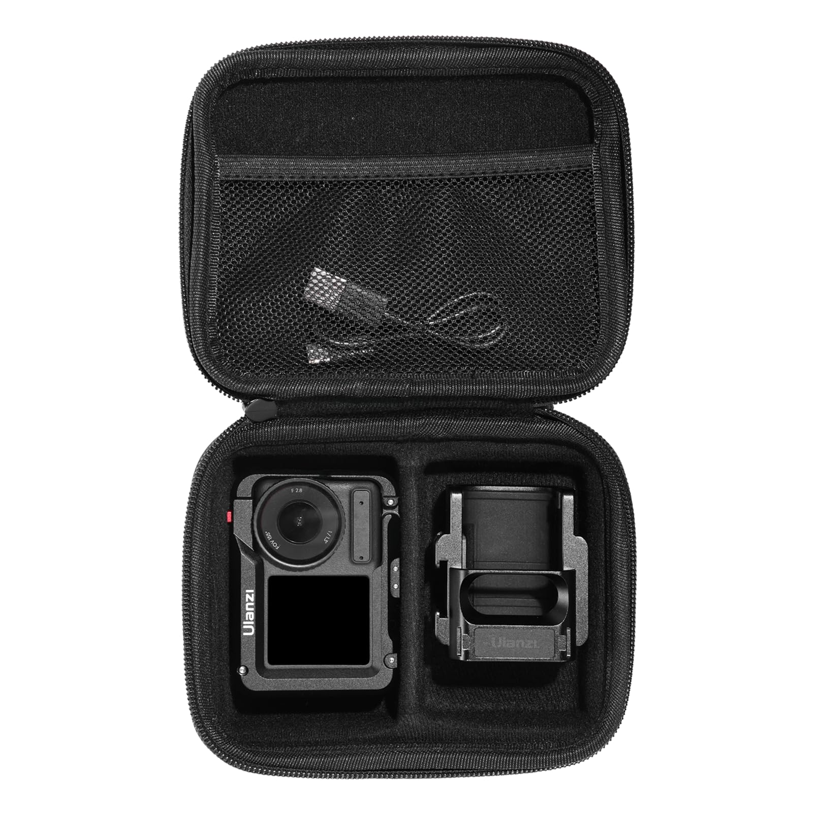 ULANZI Hard Case for GoPro Hero Series or DJI Osmo Action 4 / Action 3 / Action 2 Action/Action Camera, for Pocket 3 Accessories,Charging Cords & Small Photography Gadgets(4.33 * 5.51 * 2.56in) - Image 8