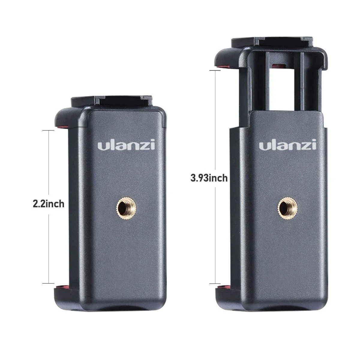 ULANZI MT-08 Extension Pole Tripod+ULANZI ST-07 Phone Tripod Mount with Cold Shoe Mount - Image 2