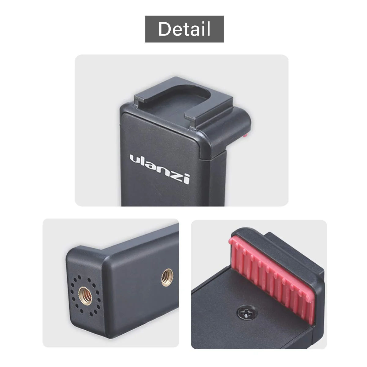 ULANZI MT-08 Extension Pole Tripod+ULANZI ST-07 Phone Tripod Mount with Cold Shoe Mount - Image 3