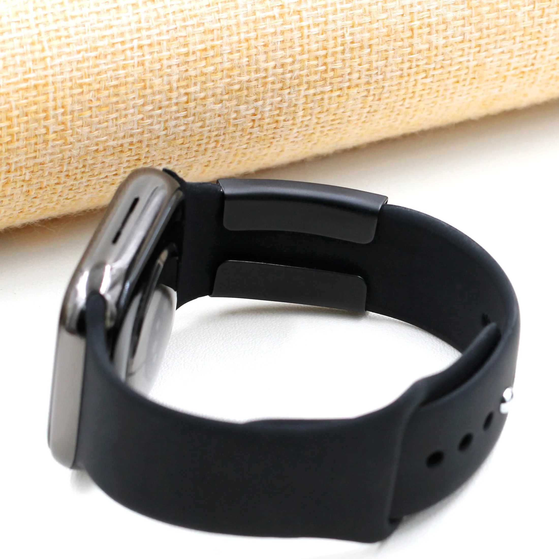 Uloveido Engraved Epilepsy Medical Identity Tag Black Stainless Steel Medical Alert ID Tag Suitable for Apple Watch Y4313 Black-epilepsy - Image 8