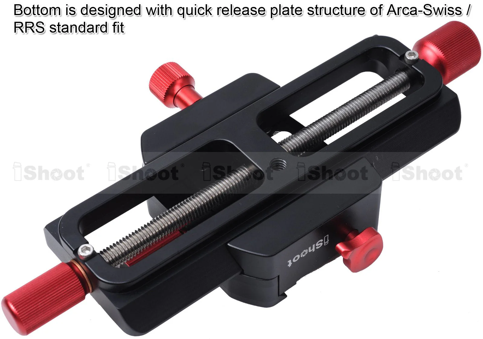 Universal 150mm Macro Focusing Rail Slider Close-up Shooting Head Camera Support Bracket Holder with Arca-Swiss Fit Clamp and Quick Release Plate in Bottom for Tripod Ballhead - Image 4