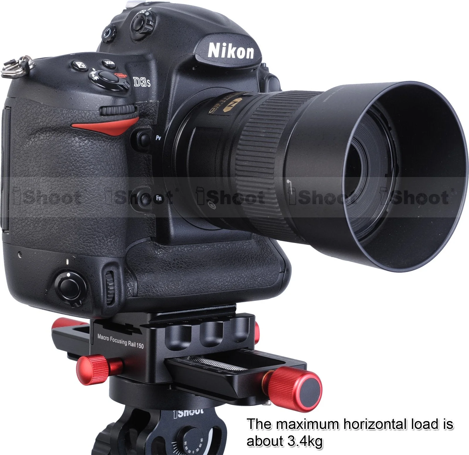 Universal 150mm Macro Focusing Rail Slider Close-up Shooting Head Camera Support Bracket Holder with Arca-Swiss Fit Clamp and Quick Release Plate in Bottom for Tripod Ballhead - Image 8