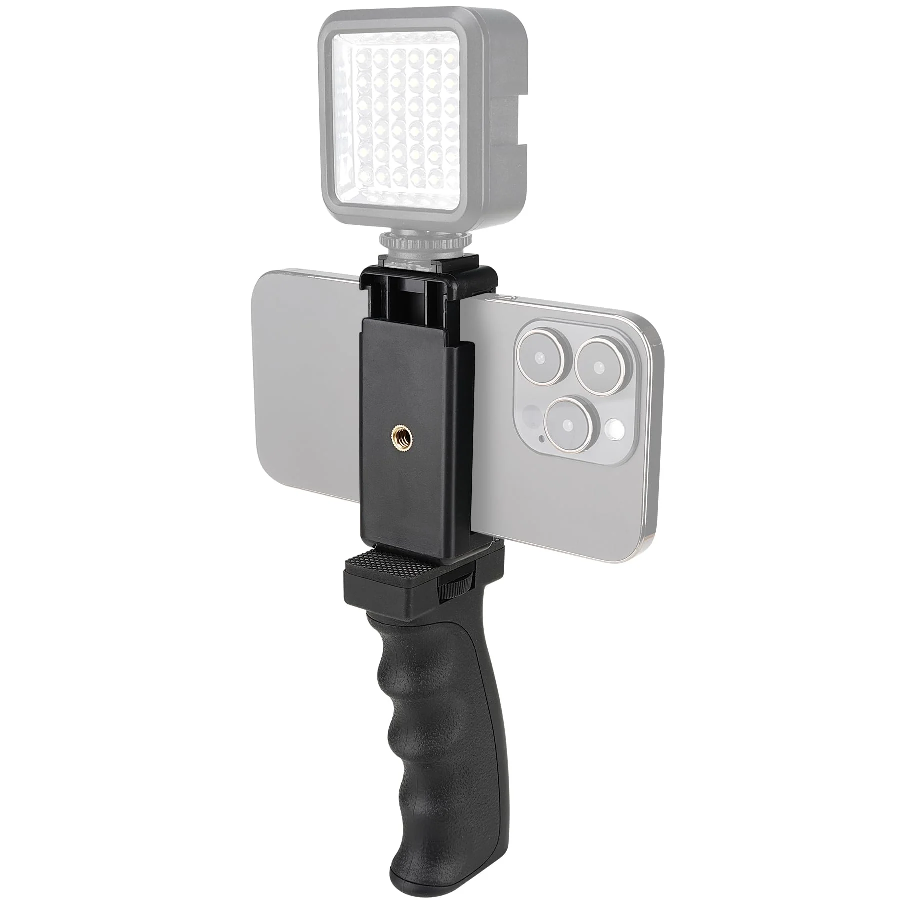 Universal Ergonomic Anti-Falling Cell Phone Smartphone Hand Grip Stabilizer w/Safety Strap, Portable Selfie Stick Handheld Vlogging Holder Mount for 60-85mm Width iPhone Samsung Tracfone Android - Image 6