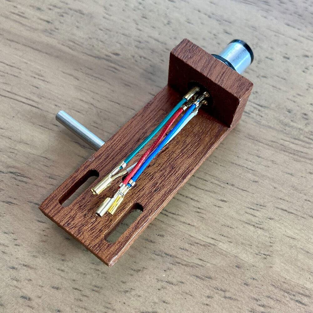 Universal Sapele Wood Cartridge Turntable Headshell w/OFC Lead Wire - Image 7