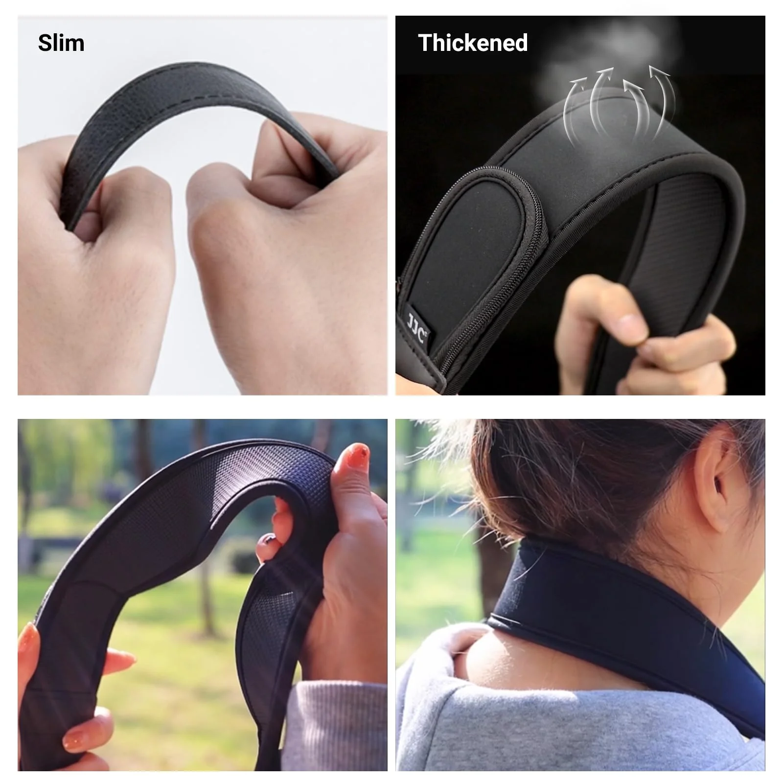 Universal Shoulder Neck Strap for DSLR Camera,Soft Neoprene Neck Belt Strap with Quick-Release,Camera Strap for X100V Canon R5 R6 R7 R RP 5DM4 6DM2 7DM2 90D Nikon D850 D750 D7500 Sony A7R V and More - Image 4