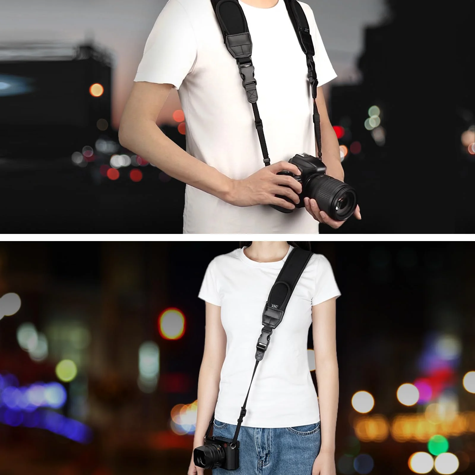 Universal Shoulder Neck Strap for DSLR Camera,Soft Neoprene Neck Belt Strap with Quick-Release,Camera Strap for X100V Canon R5 R6 R7 R RP 5DM4 6DM2 7DM2 90D Nikon D850 D750 D7500 Sony A7R V and More - Image 6