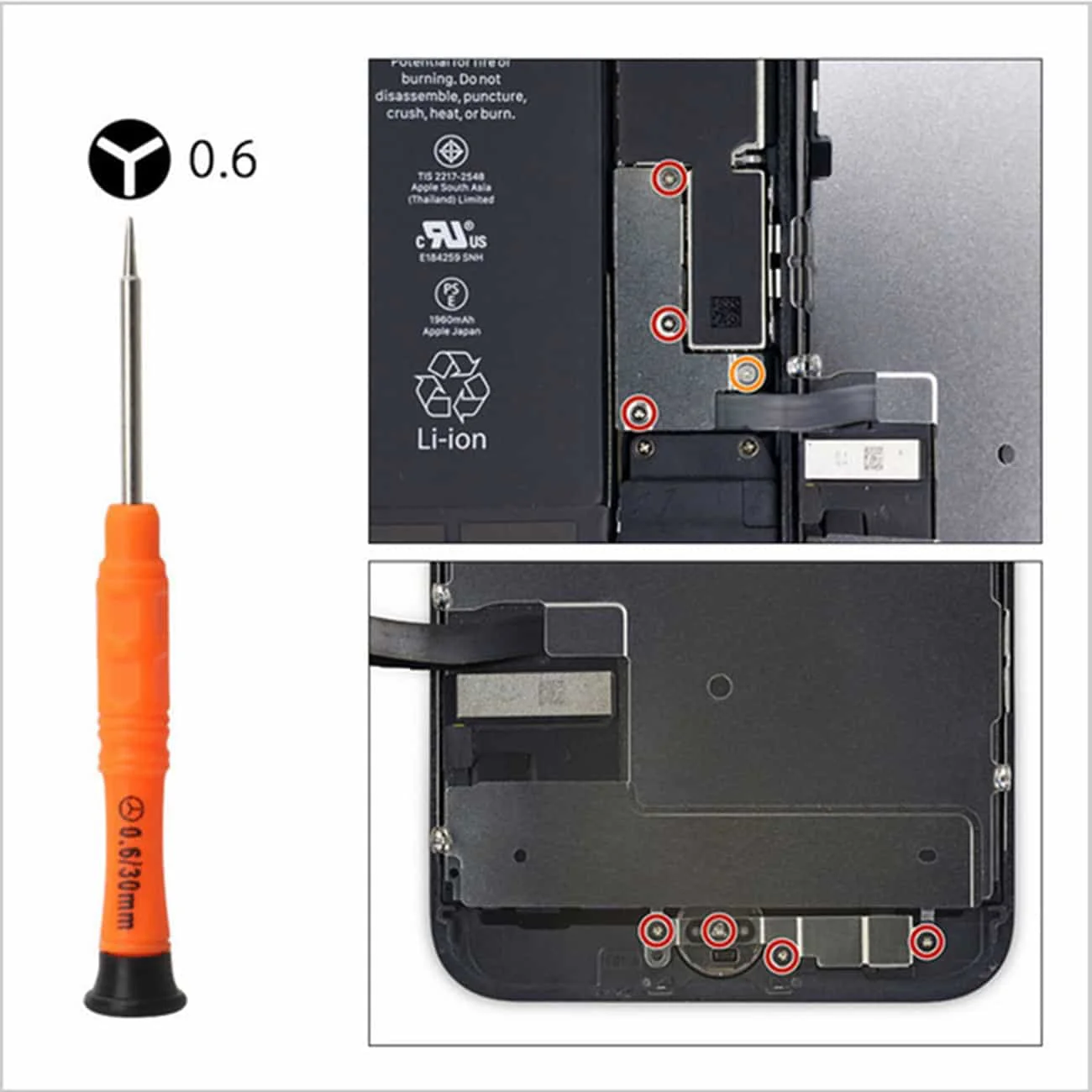 Upgraded 18 PCS Phone Screen Repair Kit, Suction Cup Pliers Opening Repair Kit, Repair Precision Screwdriver Set Compatible with iPhone, iPad, Cellphone and Other Smooth Surface LCD Screen Opener - Image 7