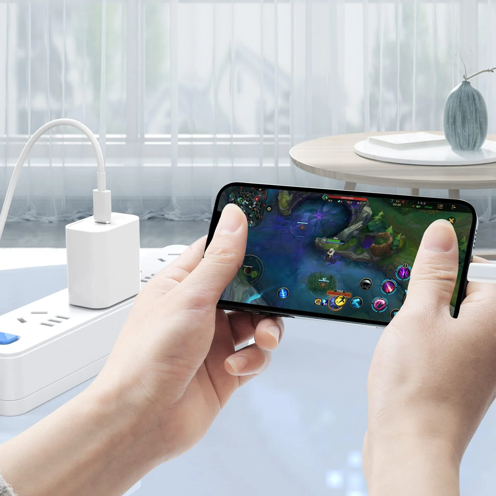 USB C Charger iPhone Charger Fast Charging 3Pack 20W Type C Wall Charger Block with 6FT Long USB C to Lightning Cable Compatible with for iPhone 14Pro/13 Pro/12/12 Pro Max/11/XS Max/XS/XR/X/8 White - Image 7