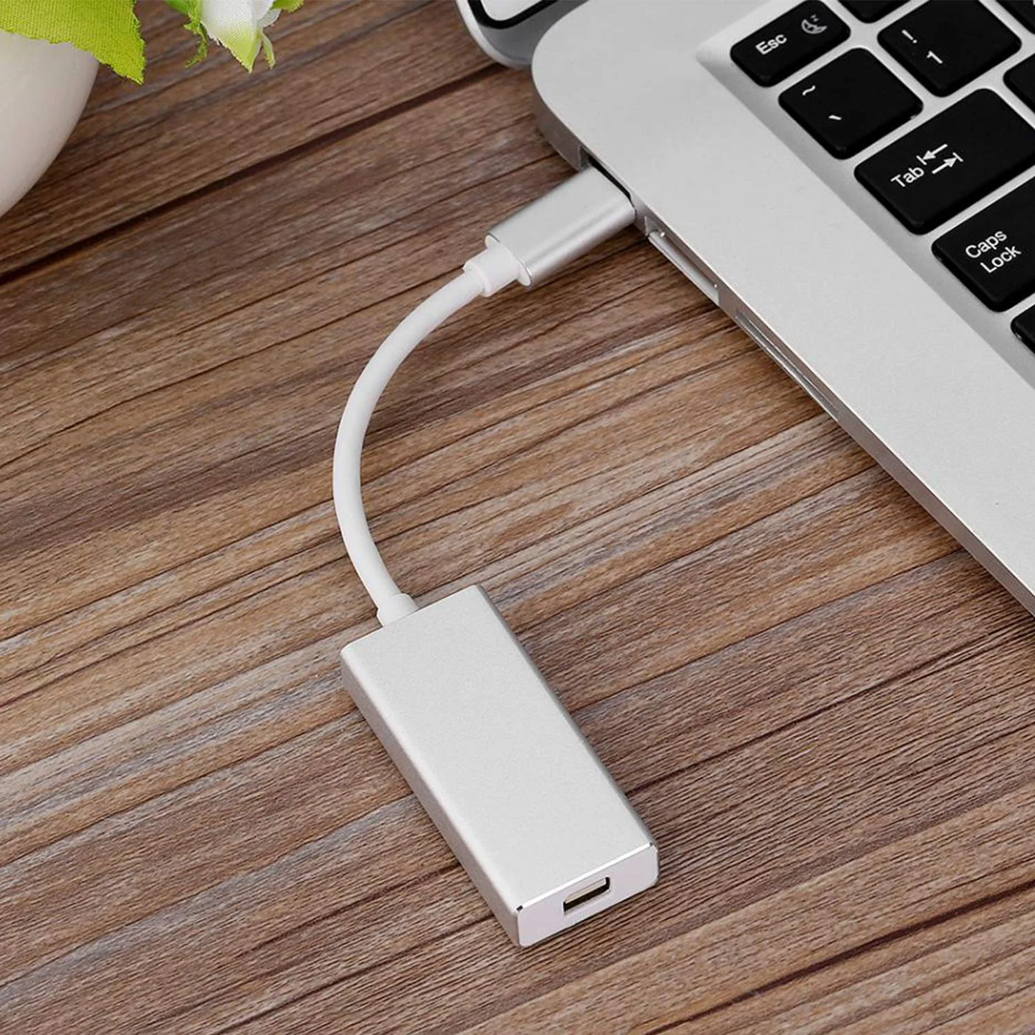 USB C to Mini Displayport Adapter, Type C to Mini DP Converter Compatible with MacBook Pro 2016/2017, Chromebook Pixel, Dell XPS Convert to LED Cinema Display, iMac, Dell Monitor (Silver) - Image 8