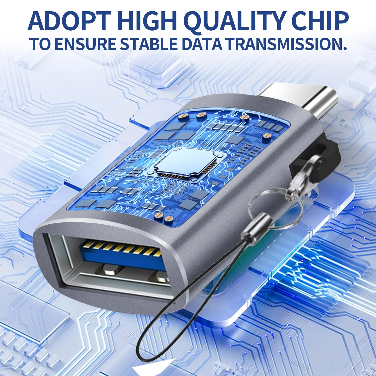 USB C to USB Adapter, USB C Male to USB 3.0 Female Adapter (3-Pack), Type C Thunderbo lt 4 OTG Converter for iPhone 15 Max Apple MacBook, iPad, Samsung Galaxy S24 S23 Dell XPS and More Type C Devices - Image 7