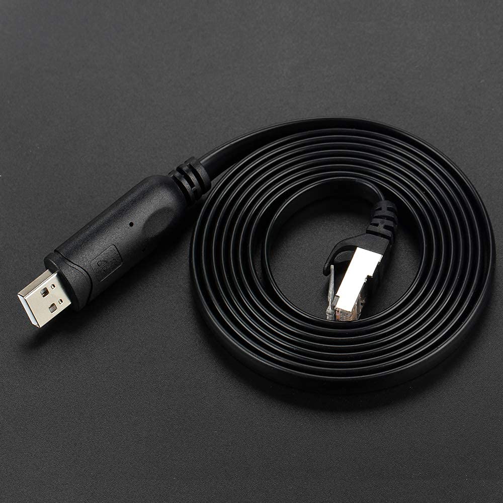 USB Console Cable, USB to RJ45 Console Cable Essential Accesory Compatible with Cisco, NETGEAR, Ubiquity, LINKSYS, TP-Link Routers/Switches for Laptops in Windows, Mac, Linux - FTDI Chip - Image 8