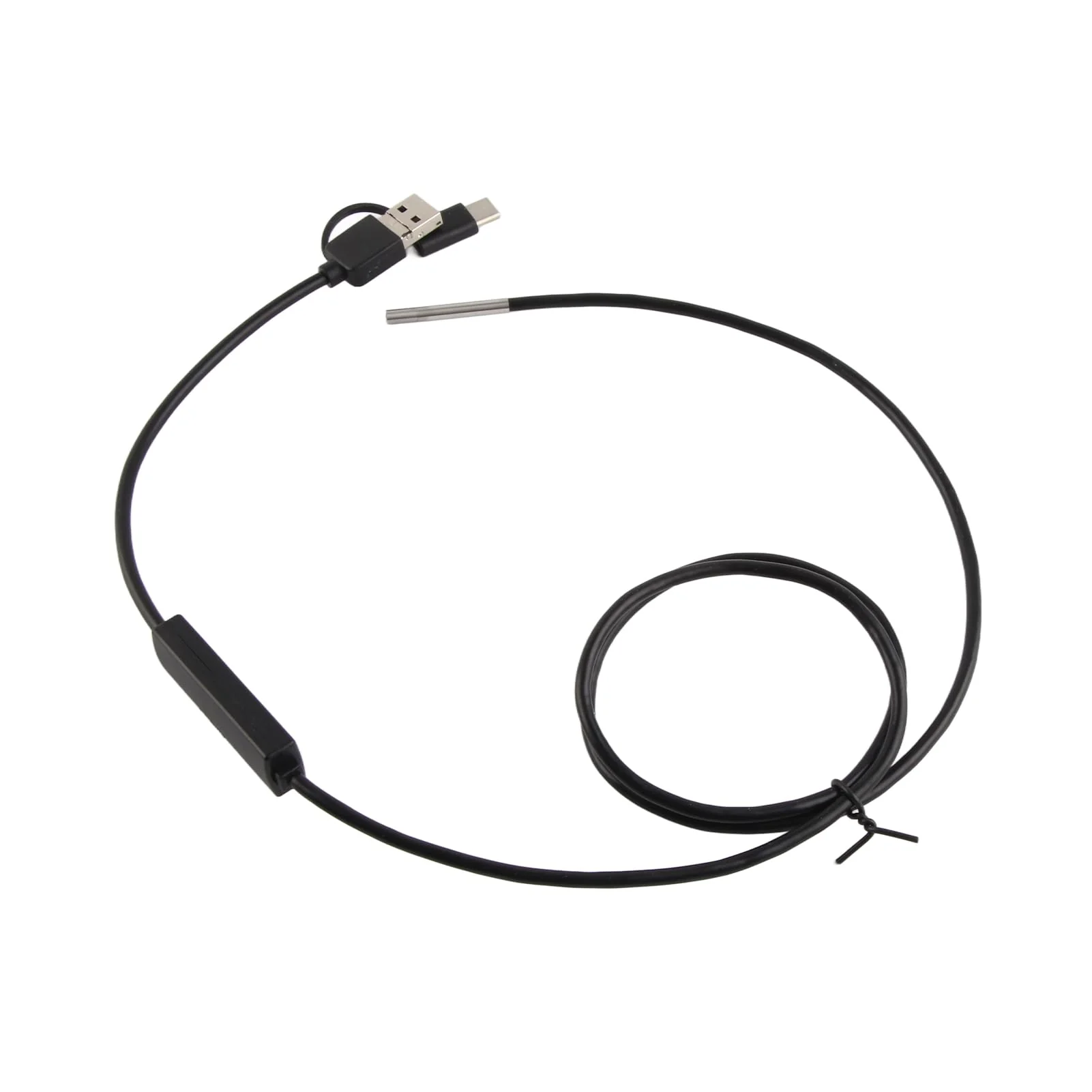 USB Endoscope Support 3 in 1 3.9mm Lens for Android Endoscope Inspection Snake Camera Waterproof (1 Meter Soft Wire) 1 Meter weicher Draht