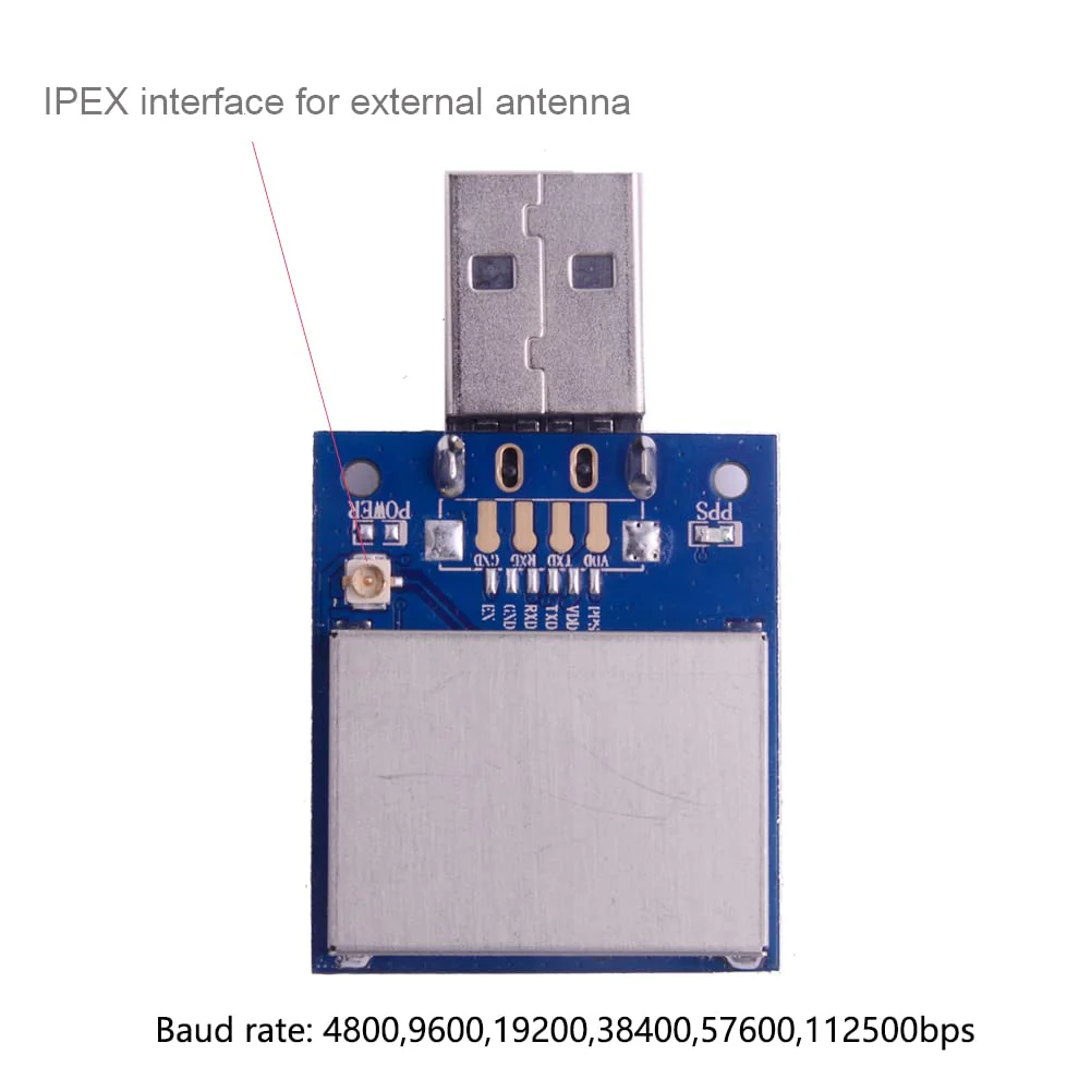 USB GPS Module GLONASS Beidou GPS Dongle Built-in Ceramic Antenna, Better Than VK-162 VK-172 - Image 2