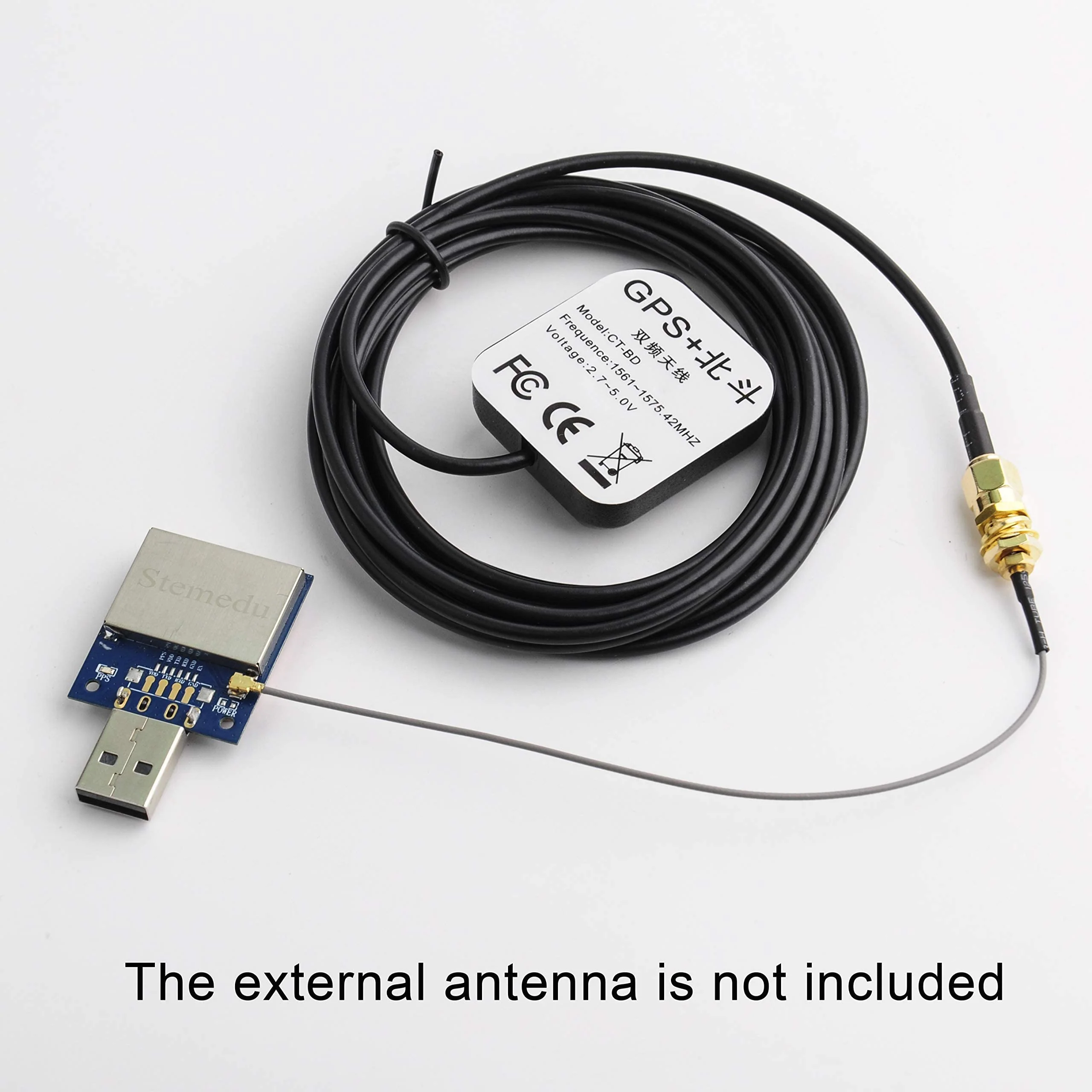 USB GPS Module GLONASS Beidou GPS Dongle Built-in Ceramic Antenna, Better Than VK-162 VK-172 - Image 5