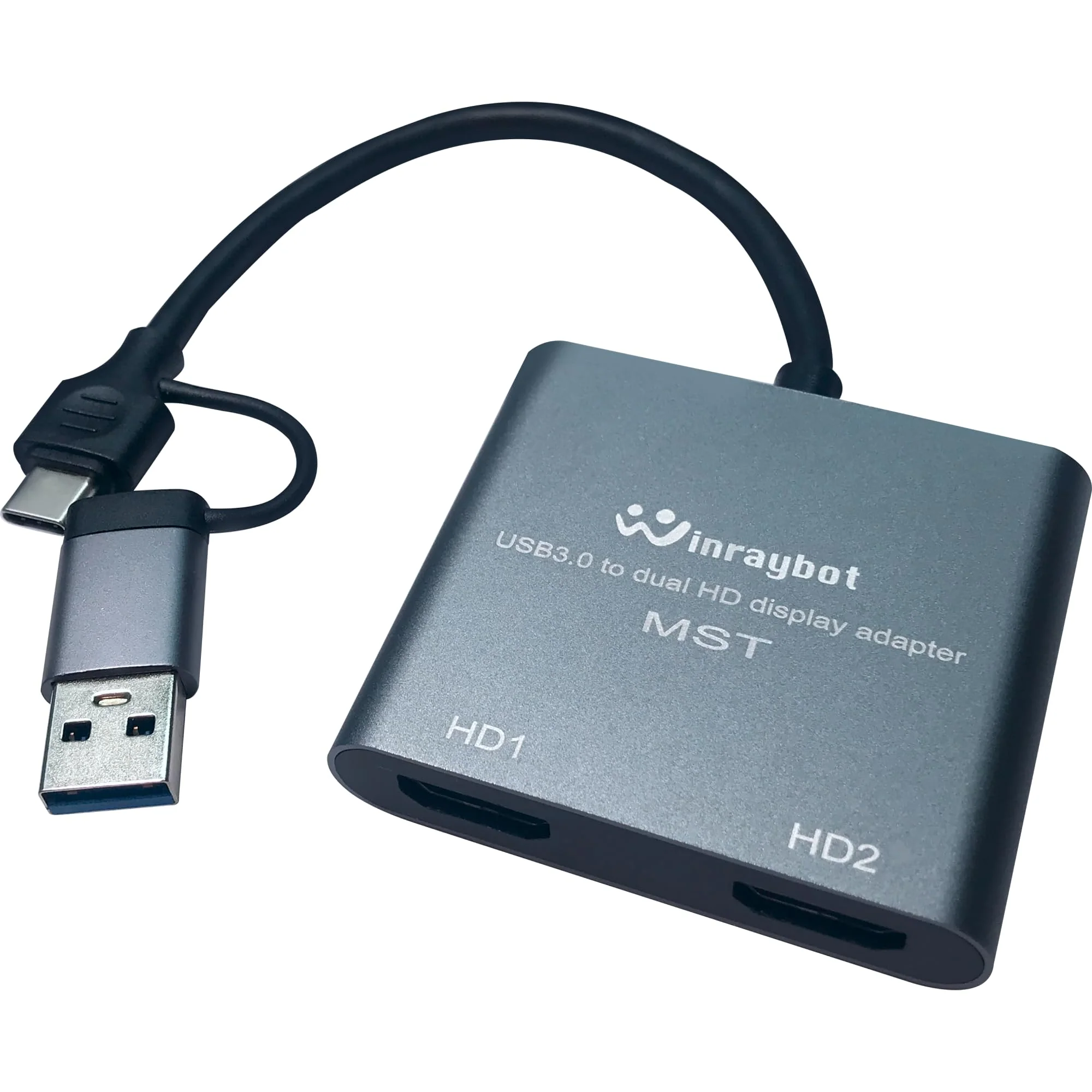 USB to HDMI Adapter,USB to HDMI for Dual Monitor Adapter, hdmi Splitter Extended Display,USB 3.0 for 2 Monitors,USB A to hdmi+USB C to hdmi Adapter USB Video Card-Supports Mac/Windows - Image 8