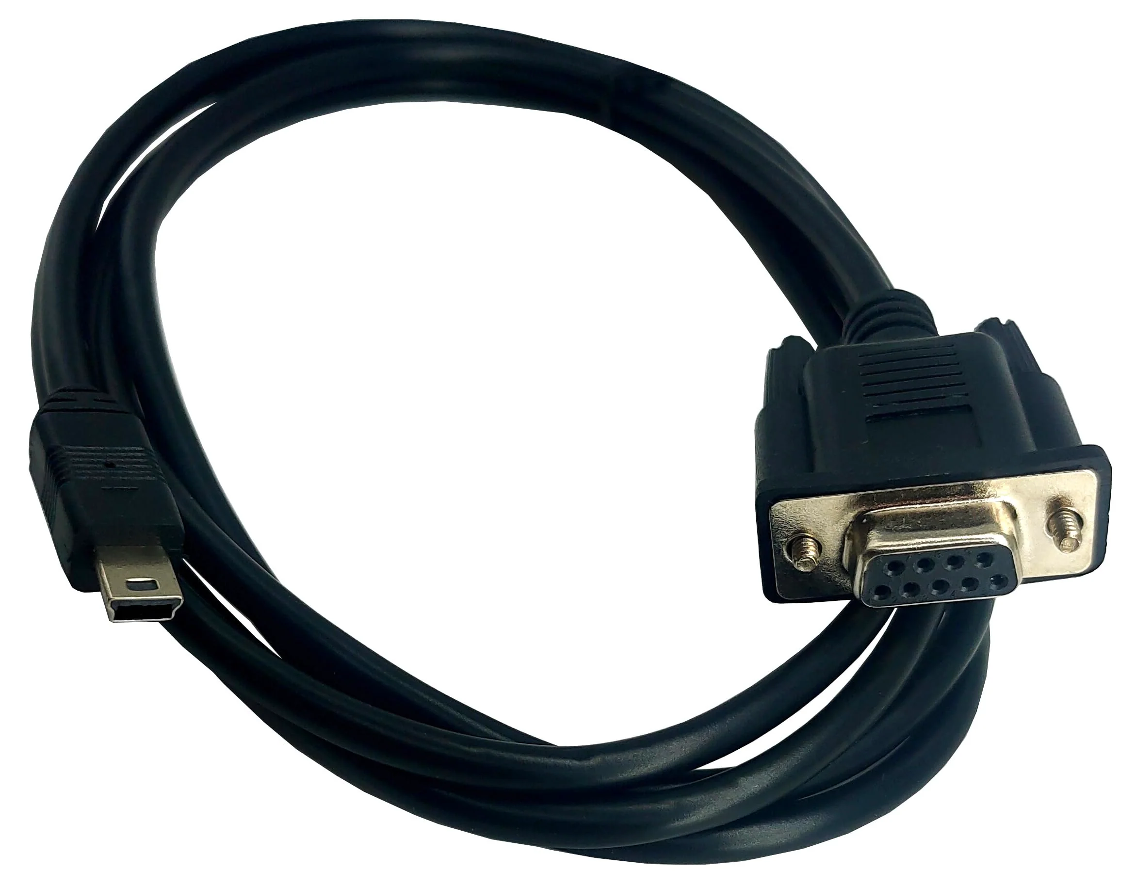 USB to RS232 Serial Adapter, USB Mini 5 Pin Male to DB9 9 Pin Female Serial Converter Cable 1.8M/6Feet (Mini USB to RS232 Serial) mini USB to RS232 Serial