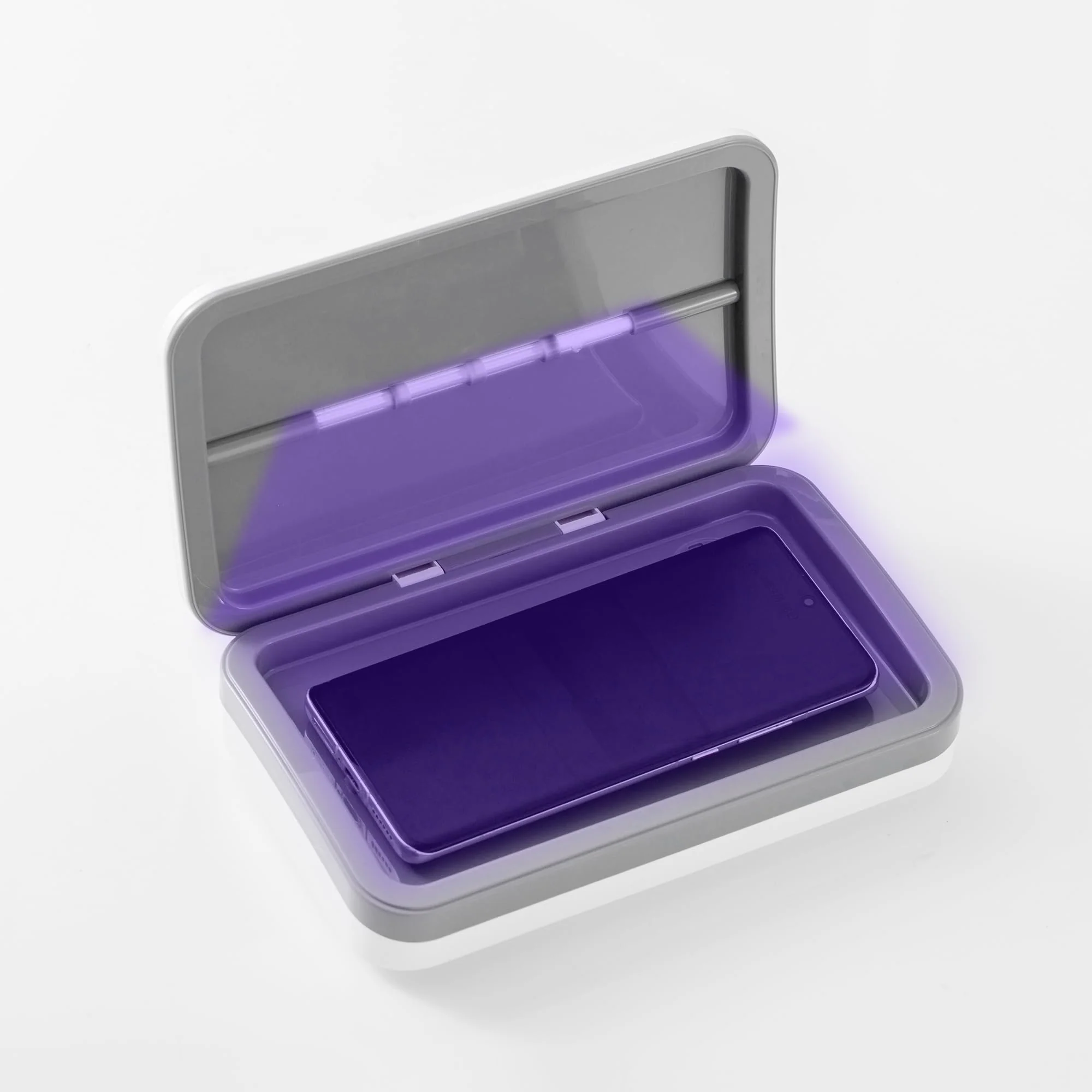 UV Sanitizing Box for Phones and Accessories – Portable UV Cleaner with Rechargeable Battery, Helps Reduce Bacteria and Viruses, Compact Design