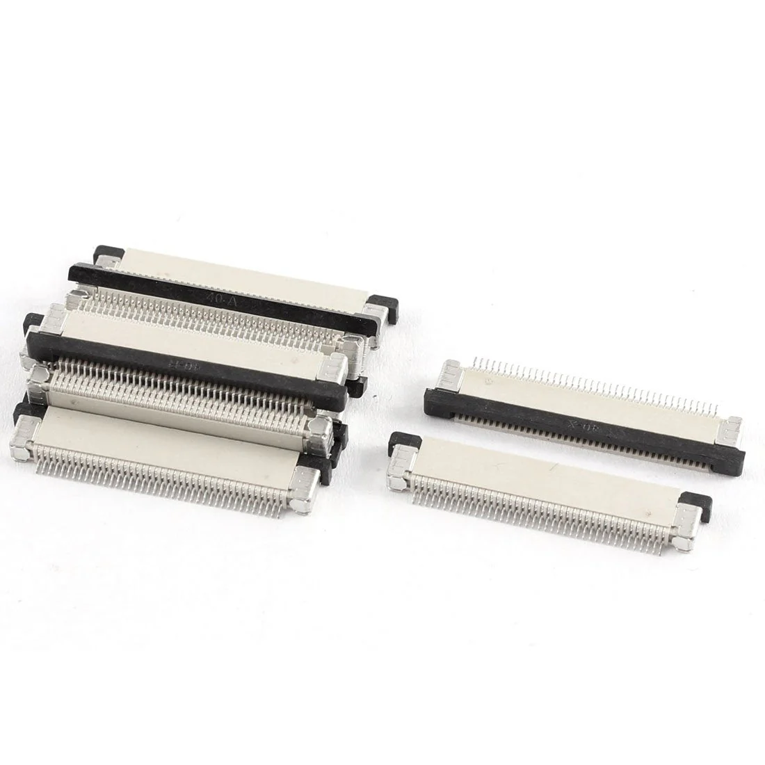 uxcell Bottom Port 40Pin 0.5mm Pitch FFC FPC Ribbon Sockets Connector 10 Pcs