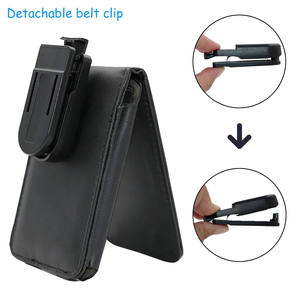 V-TOP Leather Case for Apple iPod Video Classic 80G 120G 160G 60G Classic Protective with Movable Belt Clip Black - Image 4