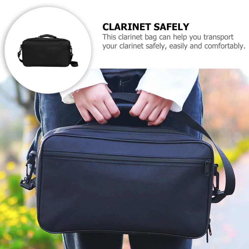 Vaguelly Oboe Gig Bag Portable Waterproof Oboe Case Padded Oboe Carrying Case with Adjustable Strap Oboe Accessories - Image 9